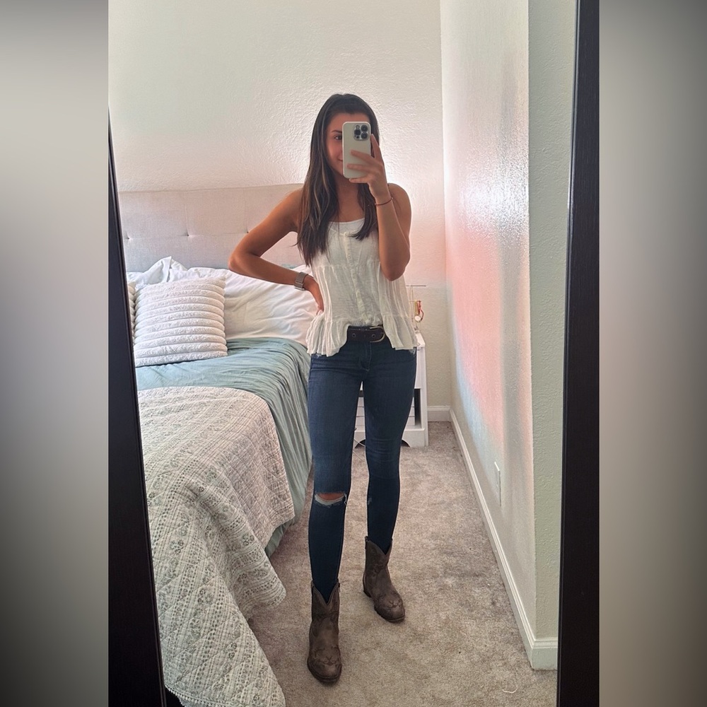Abercrombie and Fitch Distressed Skinny Jeans